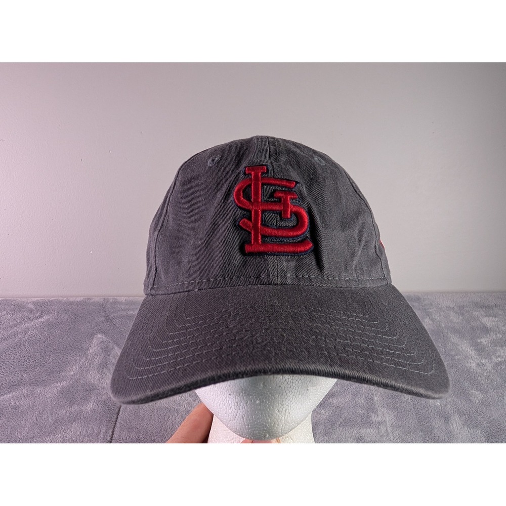 New Era 9TWENTY St. Louis Cardinals Hat Mens Gray Adjustable MLB Baseball Cap